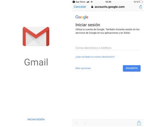 gmail iniciar sesion